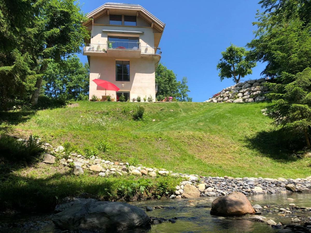 Le Moulin Des Olirics Villa Sallanches Exteriör bild
